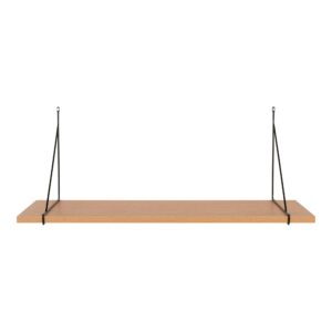 House Nordic Dřevěná police CHIBA jasan 80x29 cm