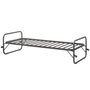 WOOOD Jednolůžková postel na kolečkách LUCY 90x200 cm černá