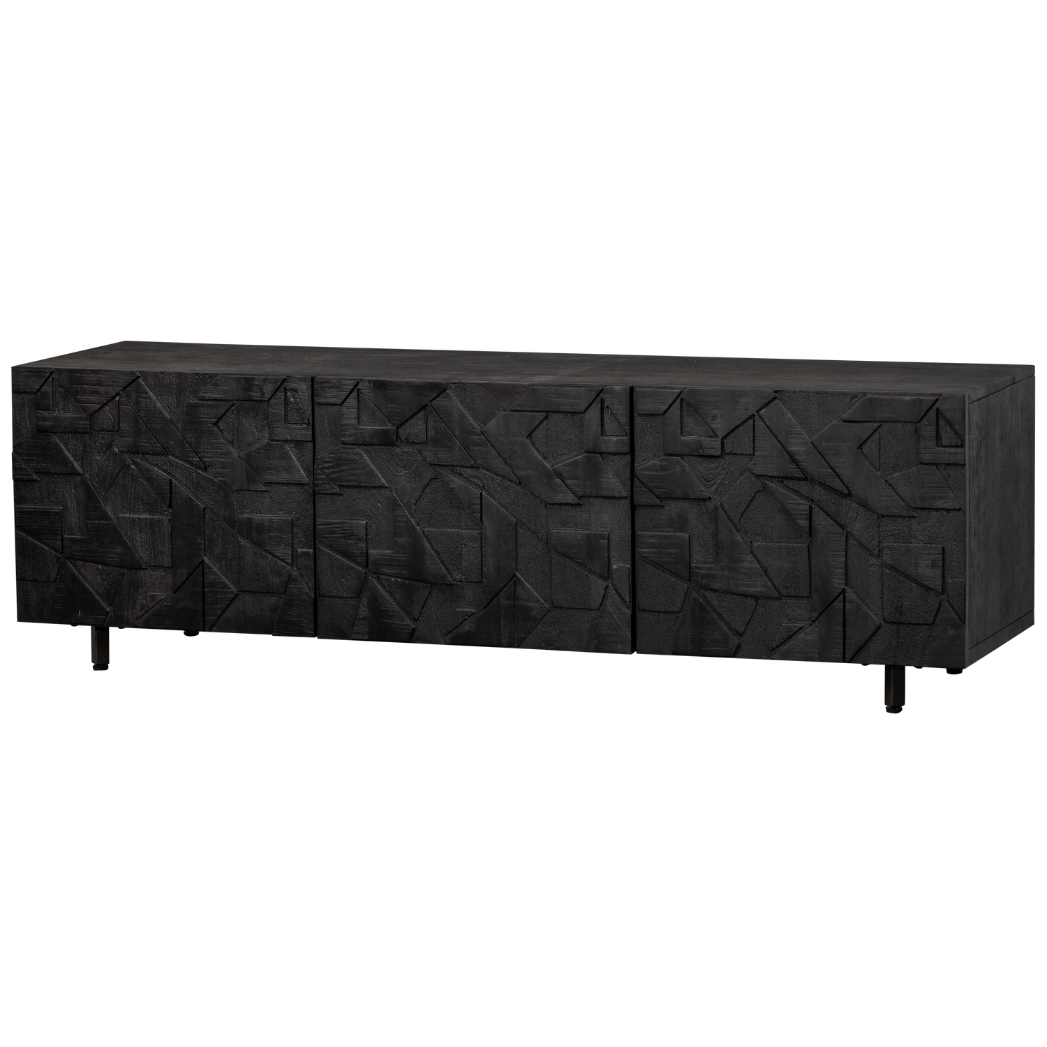 BePureHome TV stolek COUNTER 176 cm černý