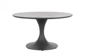 BIZZOTTO Kulatý zahradní stůl ARNOLD antracit ø120 cm