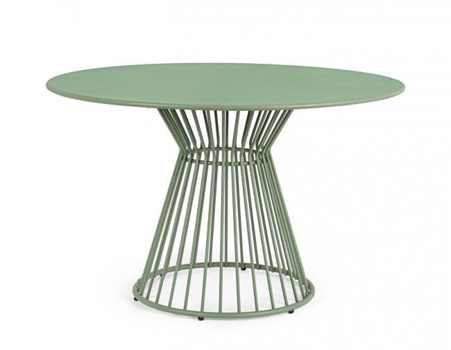 BIZZOTTO Zahradní stůl AUSTIN ø120 cm zelený