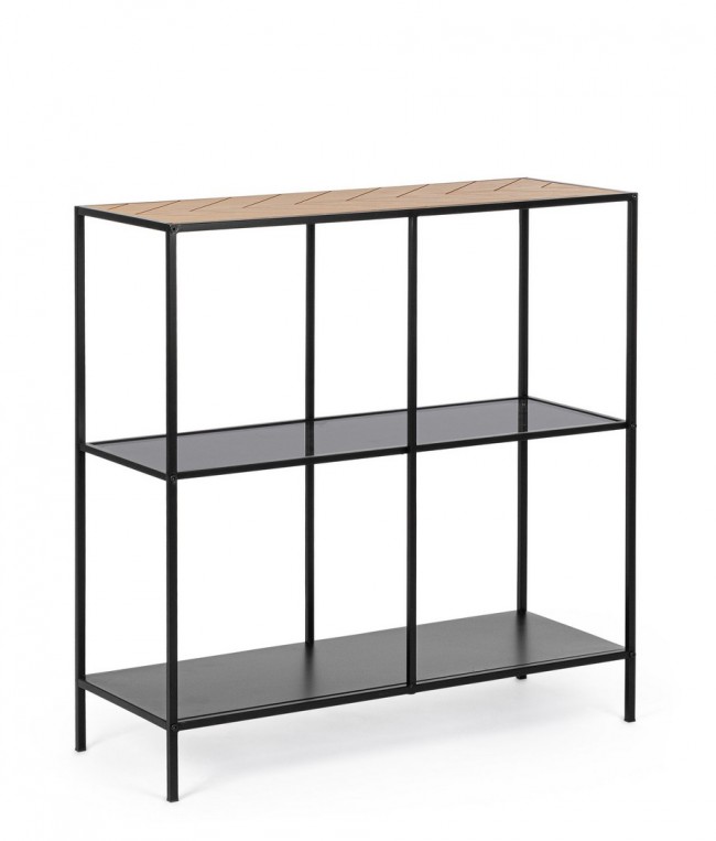 BIZZOTTO Konzolový stolek HALDOR černý