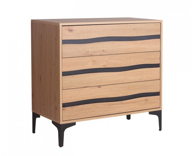 BIZZOTTO Komoda MELYS hnědá 80x78 cm