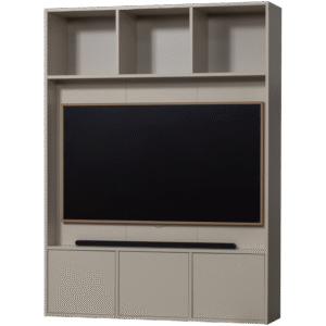 WOOOD TV stěna MEGGY béžová 160x215 cm