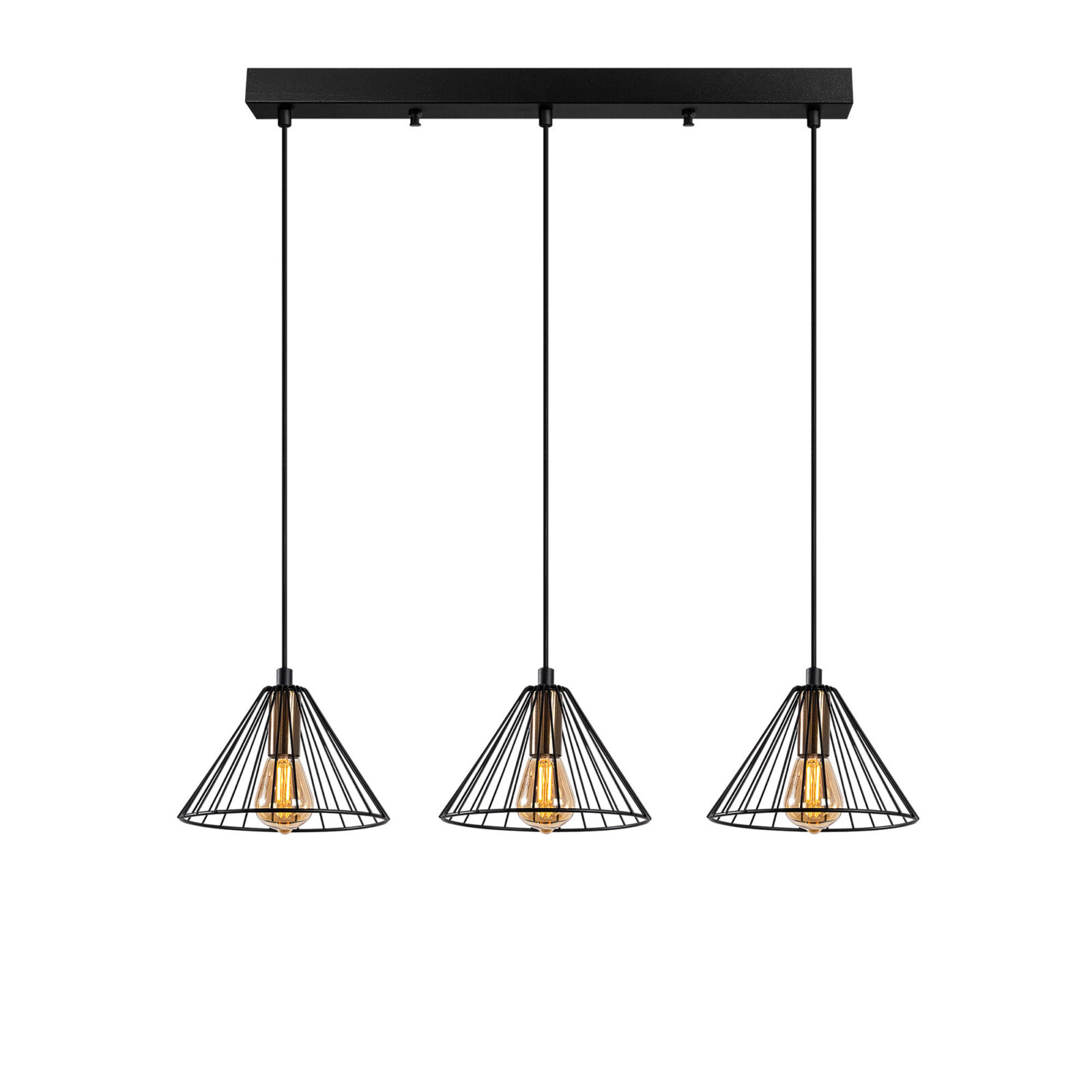 OPVIQ Závěsné osvětlení SOYL černá 3