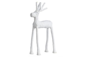 BePureHome Bílá zvířecí soška MOOSE