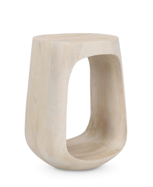 BIZZOTTO Odkládací stolek LOPEZ 33 cm světlý