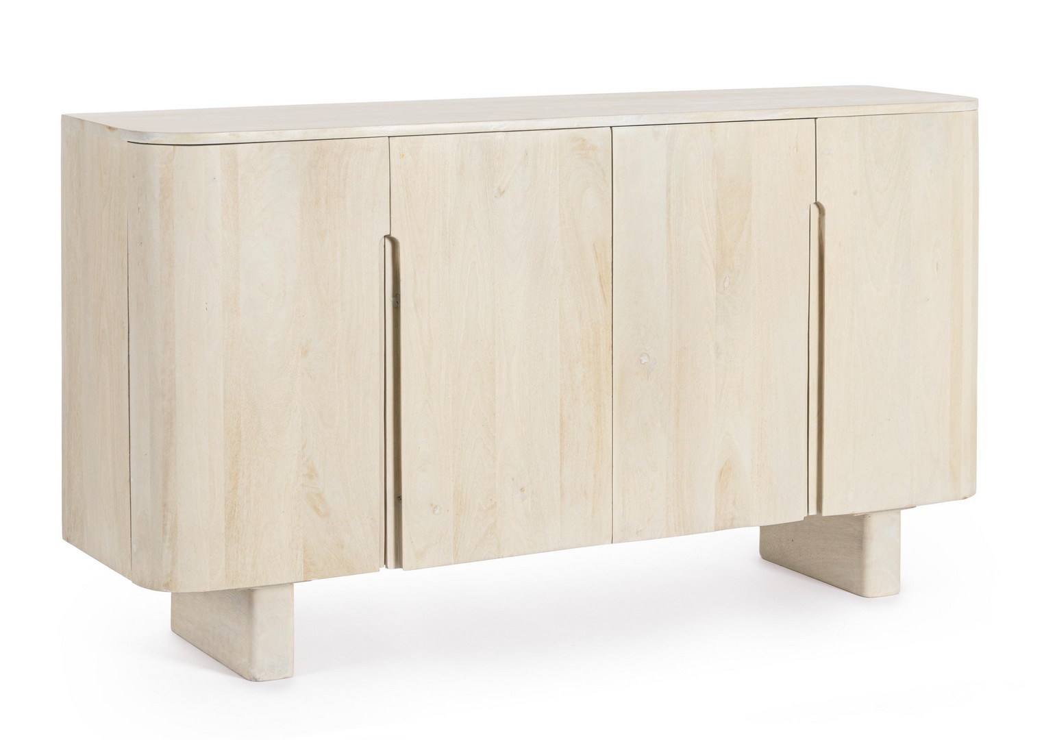 BIZZOTTO Dřevěný TV stolek SERAPIS 140x58 cm světlý