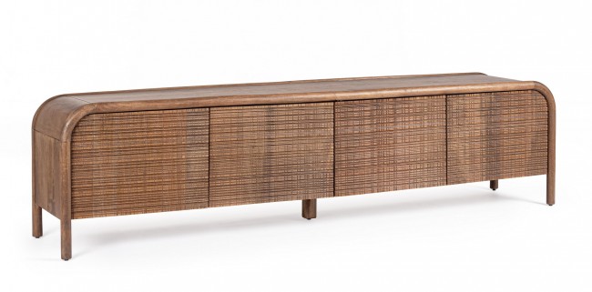 BIZZOTTO TV stolek SANAT 200 cm hnědý