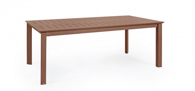 BIZZOTTO Rozkládací zahradní stůl KONNOR 200-300x110 cm hnědý