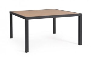 BIZZOTTO Zahradní stůl HILIJA antracit 136x136 cm