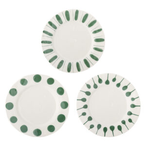 BLOOMINGVILLE Designový set 3 talířů LINORA
