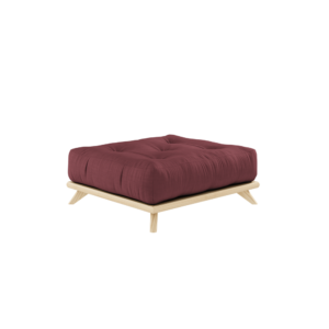 KARUP DESIGN Dřevěná podnožka SENZA vínová