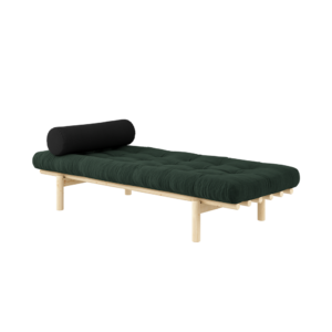 KARUP DESIGN Dřevěná pohovka NEXT tmavě zelená 200x75 cm