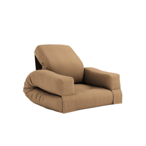 KARUP DESIGN Rozkládací dětské křesílko MINI HIPPO mocca