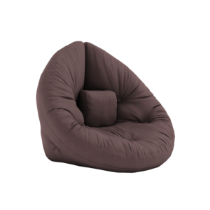 KARUP DESIGN Rozkládací dětské křesílko MINI NIDO tmavě hnědé