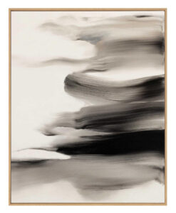 BIZZOTTO Obraz v rámu 100x80 cm černo-béžový
